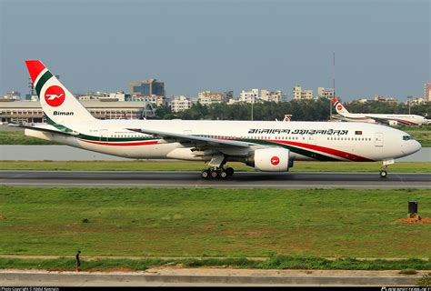 Biman Boeing 777.